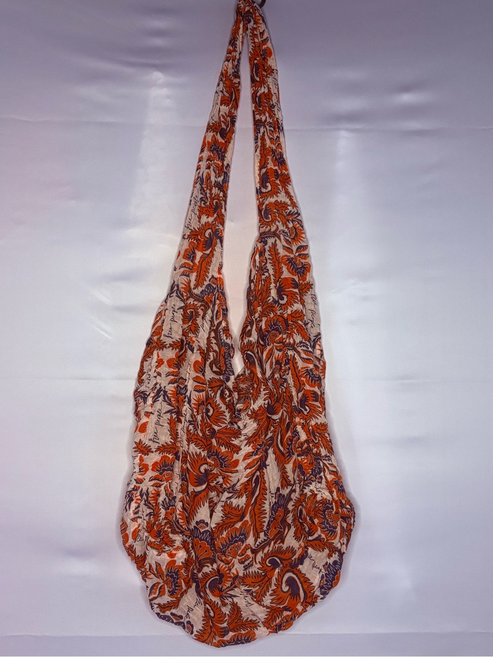 Free People Muslin Cotton Paisley Tote Bag